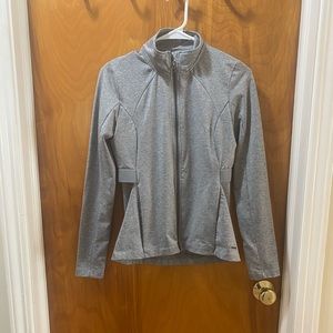 Grey zip up